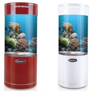 亚克力鱼缸 圆柱鱼缸 高档鱼缸 七彩云鱼缸 有机玻璃制品